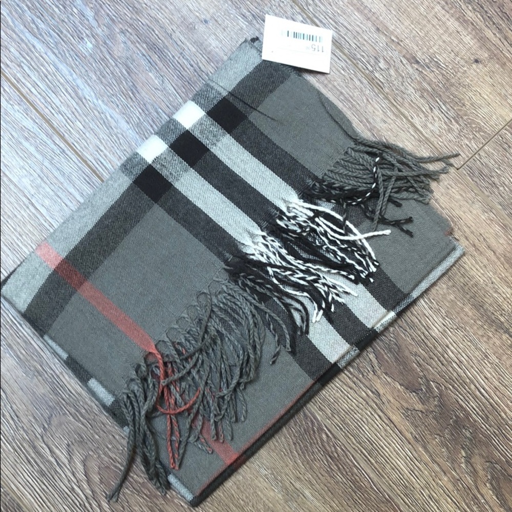 Men’s Dion tartan plaid modal scarf